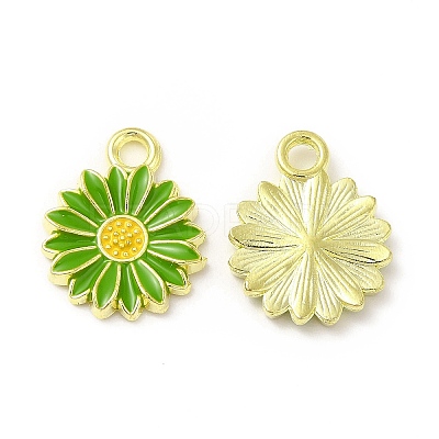 Alloy Enamel Charms FIND-H035-01F-LG-1
