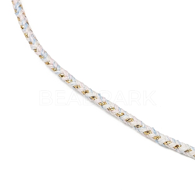 2.5MM Round Nylon Cotton Cord Necklace Making NJEW-C106-01G-10-1