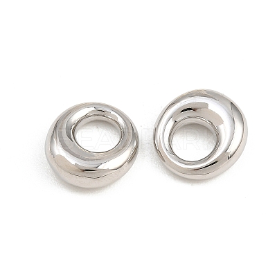 Brass European Beads KK-CBA78C7-33C-P-1