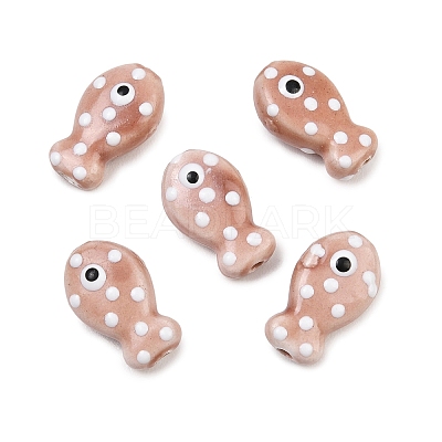 Handmade Porcelain Beads X-PORC-B009-03-1
