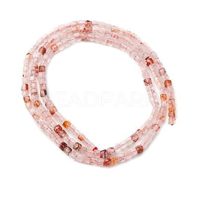 Natural Ferruginous Quartz Beads Strands G-B142-C01-2x2mm-1