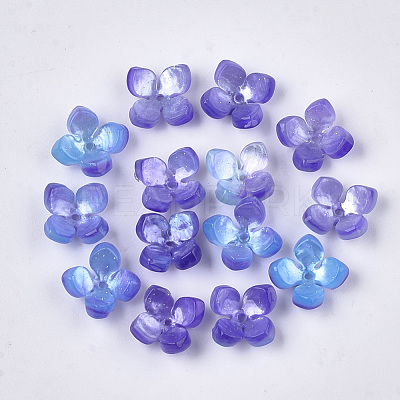 Cellulose Acetate(Resin) Bead Caps X-KK-S161-02F-1