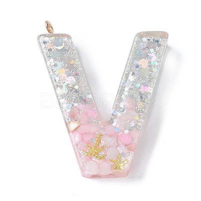 Resin Pendants RESI-B029-01P-V-1
