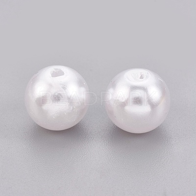 ABS Plastic Imitation Pearl Beads KY-G009-5mm-03-1