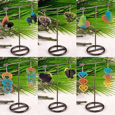 6Pcs DIY Pendant Silicone Molds DIY-SZ0006-45-1