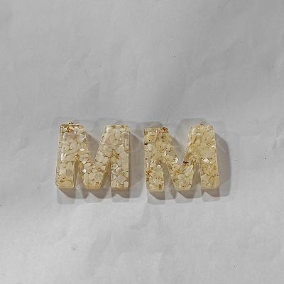 Transparent Epoxy Resin Pendants CRES-YW0002-12M-1