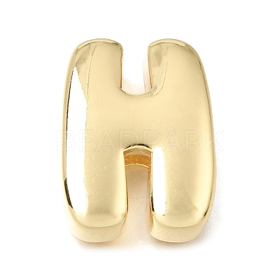 Brass Slide Charms KK-E802-33G-H-1