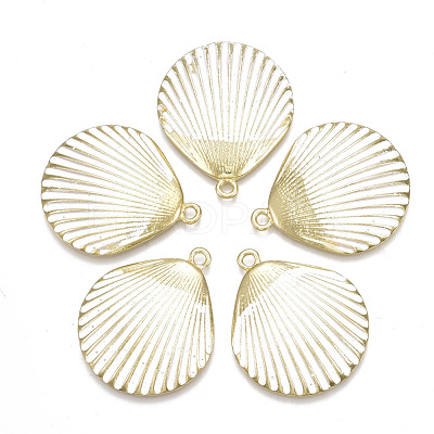 Spray Painted Alloy Pendants PALLOY-T065-20D-1