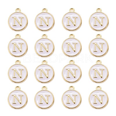 Golden Plated Alloy Charms X-ENAM-S118-01N-1