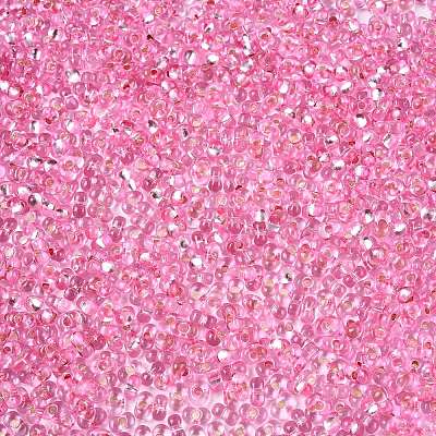 Baking Paint Transparent Glass Seed Beads SEED-N006-05D-1