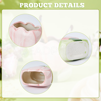 Ceramics Makeup Brushes Storage Holders AJEW-WH0270-786-1