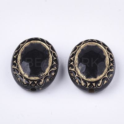Plating Acrylic Beads X-PACR-T008-06A-1