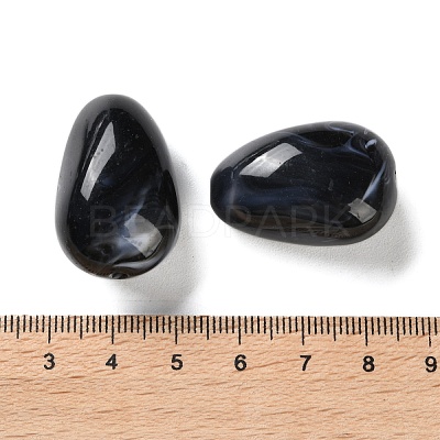 Opaque Acrylic Beads OACR-M015-06-1
