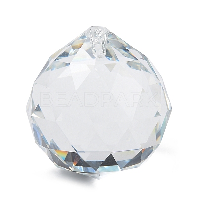 Transparent Glass Pendants GLAA-R223-03D-1