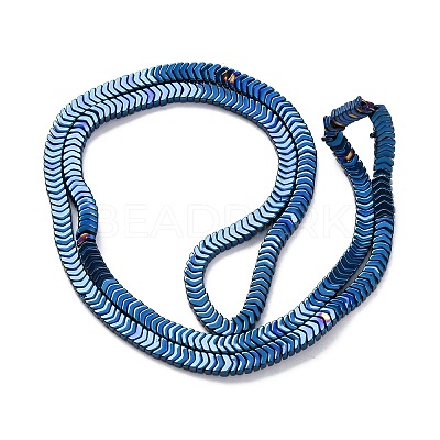 Electroplated Non-magnetic Hematite Beads Strands G-P571-C01-01-1