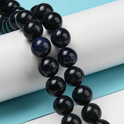 Grade AA Natural Dumortierite Quartz Beads Strands G-R494-A14-03-1