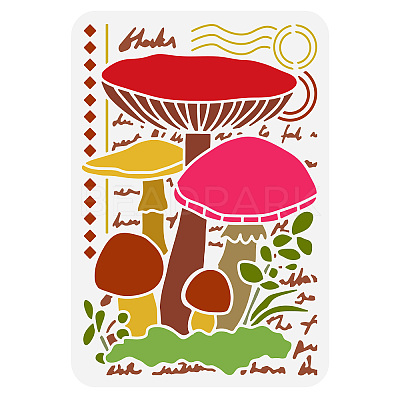 Plastic Drawing Painting Stencils Templates DIY-WH0396-366-1