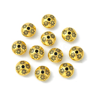 Tibetan Style Spacer Beads X-GLF5009Y-1