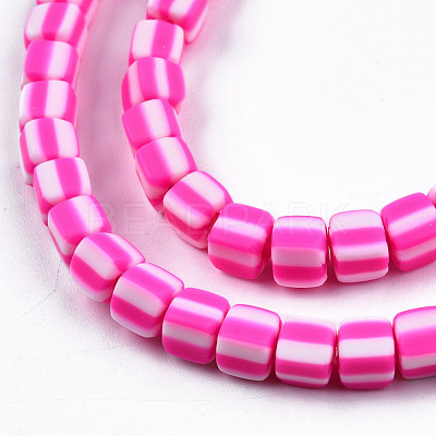 Handmade Polymer Clay Beads Strands CLAY-N010-074-07-1