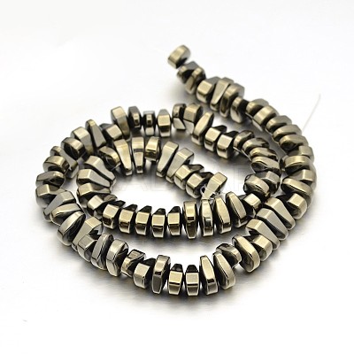Nuggets Non-magnetic Synthetic Hematite Beads Strands G-D621-02-1