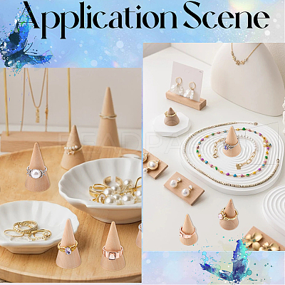 16Pcs Wooden Ring Displays RDIS-SC0001-05B-1