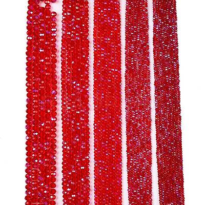 Electroplate Glass Beads Strands EGLA-A044-T4mm-L01-1