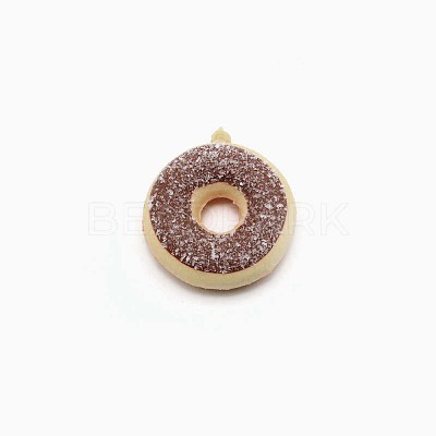 PU Imitation Doughnut Pendant Decorations FIND-WH0094-68B-1