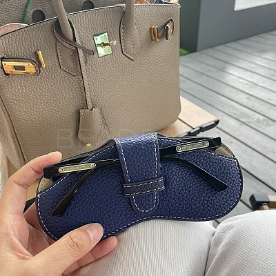 PU Leather Glasses Case AJEW-WH0304-74F-1
