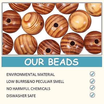Round Wood Beads WOOD-PH0008-55A-1