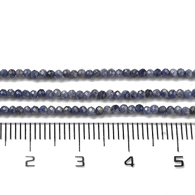 Natural Sapphire Beads Strands G-F509-18A-2mm-1