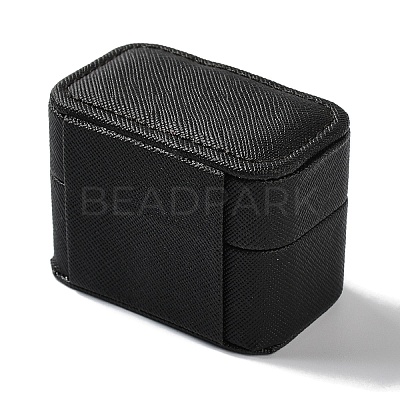 Rectangle PU Leather Jewelry Ring Storage Boxes CON-K002-06A-1