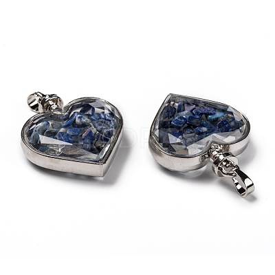 Glass Bottle Pendants G-Z010-02L-1