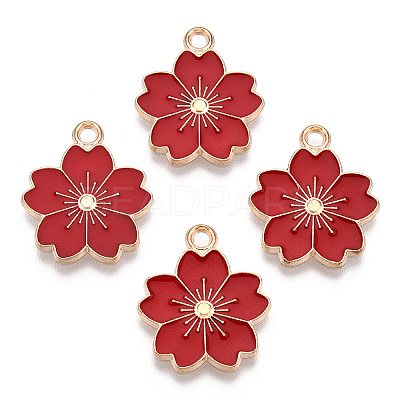 Alloy Enamel Pendants ENAM-S121-115A-1