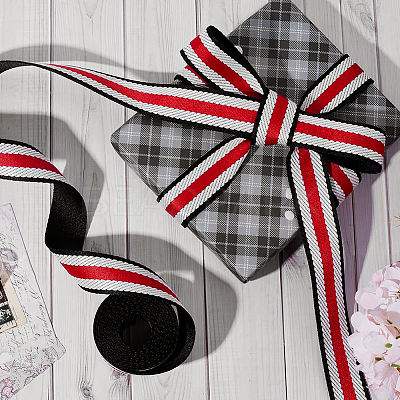 5 Yards Triolor Polyester Ribbon OCOR-GF0002-27-1