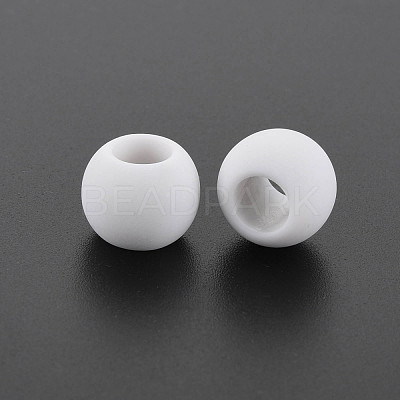 Opaque Acrylic European Beads SACR-T343-11-A-1