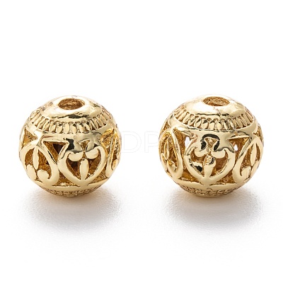 Alloy Hollow Beads PALLOY-P238-23G-RS-1