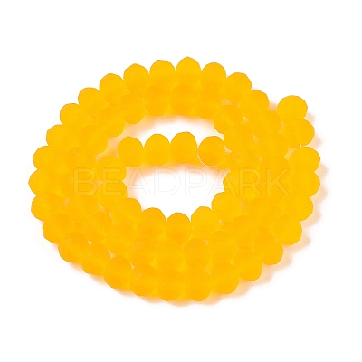 Transparent Glass Beads Strands X-EGLA-A044-T8mm-MD05-1