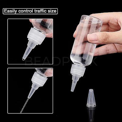 48Pcs 4 Style PP Plastic Bottle Replacement Caps KY-BC0001-24-1