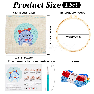 Punch Needle Embroidery Starter Kits for Beginners EMBR-WH20816-001B-1