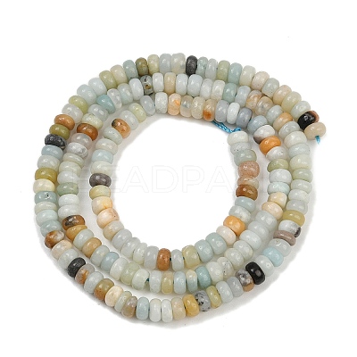 Natural Flower Amazonite Beads Strands G-H292-A21-01-1