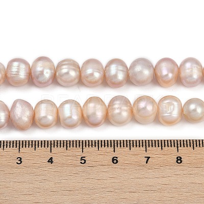 Natural Cultured Freshwater Pearl Beads Strands PEAR-I007-07J-11B-1