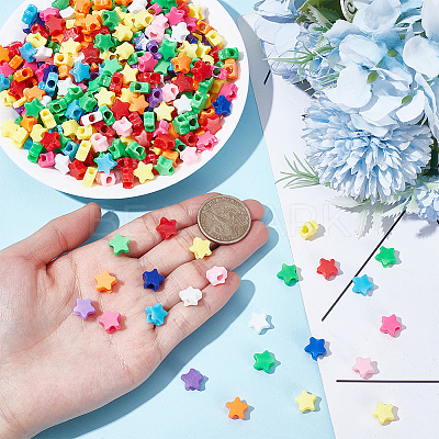 1000Pcs Plastic Beads MACR-SP0002-30-1