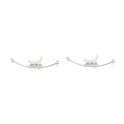 Non-Tarnish 201 Stainless Steel Connector Charms STAS-N098-094P-1