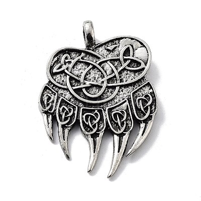 Tibetan Style Alloy Pendants TIBE-L012-020AS-1