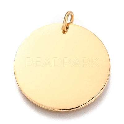 Ion Plating(IP) 304 Stainless Steel Charms EJEW-L238-03F-G-1