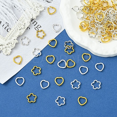 50Pcs Tibetan Style Alloy Bead Frame TIBEB-FS0001-10AG-1