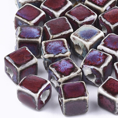 Handmade Porcelain Beads PORC-S498-37A-1
