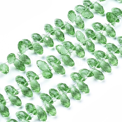 Crystal Glass Beads Strands X-GLAA-D033-19-1