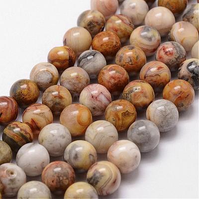 Natural Crazy Lace Agate Beads Strands G-D840-70-10mm-1