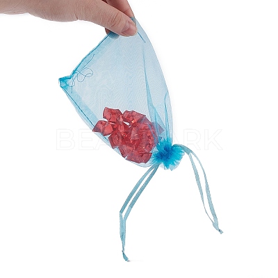Organza Gift Bags with Drawstring X-OP-R016-10x15cm-17-1